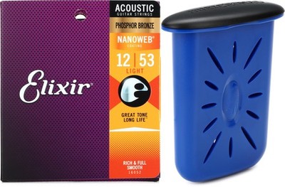 Elixir Strings 16052 + MusicNomad MN300