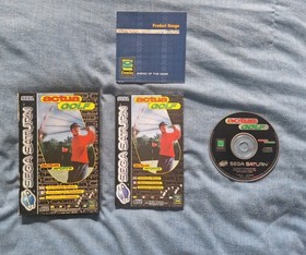 Actua Golf - Sega Saturn Game - 1996 - PAL Complete With Manual Fully Tested