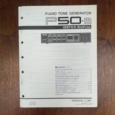 VINTAGE YAMAHA P50-M SERVICE MANUAL
