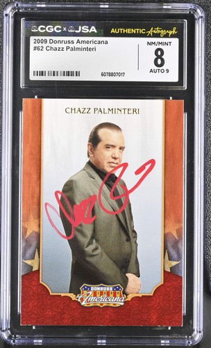 Chazz Palminteri Signed 2009 Americana #62 (CGC 8 | Autograph Grade 9) - A Bronx