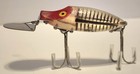 Vintage Heddon Go-Deeper River Runt No. D-9110 XRS, Silver Shore Minnow, plastic — photo 6