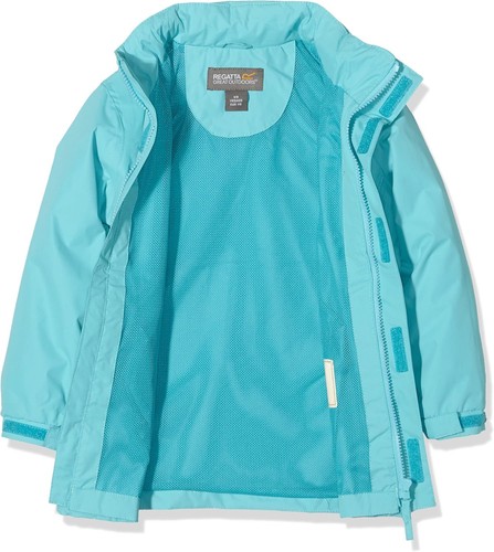 Regatta Mädchen Jacke Greenhill Waterproof Softshelljacke, Blau, 5 - 6 Jahre - Bild 2 von 3