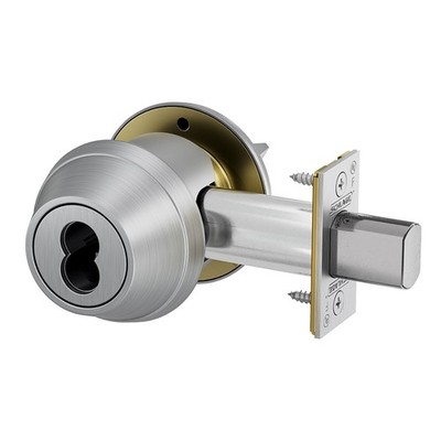 Schlage B660J 626 - Grade 1 Deadbolt Large Format (LFIC) Prep *See Description*