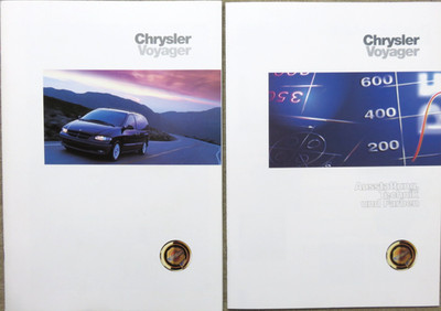 Chrysler Voyager Prospekt Brochure von 10/1996, 28 Seiten 