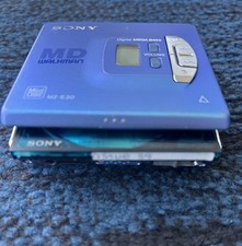 Sony MZ-E30 Minidisc Walkman Player - Untested Blue With Disc