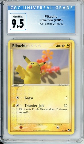 Pikachu graded CGC 9.5 for sale on eBay