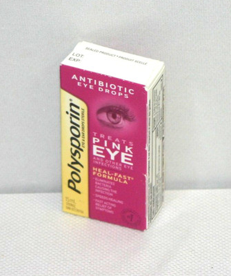 POLYSPORIN Antibiotic Pink Eye Eye Drops Relief Treatment Formula 15ml
