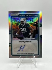 Jordan Jefferson 2025 Panini Prizm Significant Signatures Silver Auto Jaguars