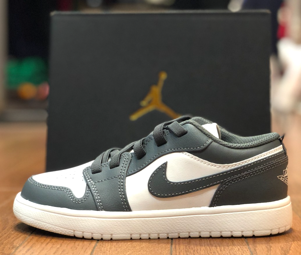 NEW* Pre-School KIDS NIKE AIR JORDAN 1 Low ALT(PS) Iron Grey