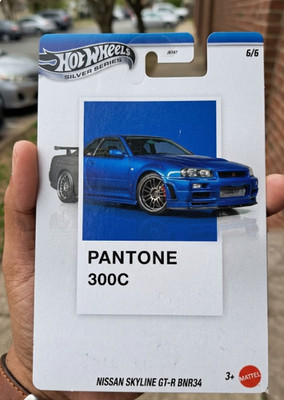 ONLY CARD -Custom Designed Pantone Series Nissan Skyline GTR R34