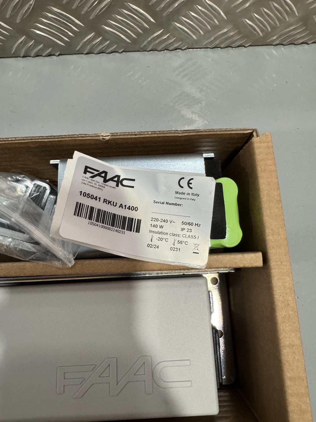 FAAC A1400 RKU Retrofit Base Kit 105041 Sliding Door Operator Brand New 13