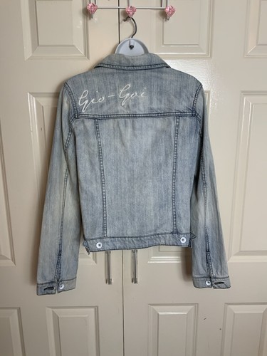 Gio-Gio Ladies Denim Jacket. Size M. Light Wash.Collared & Pockets.vgc - Picture 5 of 13