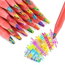 12 Colors Rainbow Pencils for , 12 Pieces Rainbow Colored Pencil Art Presents...