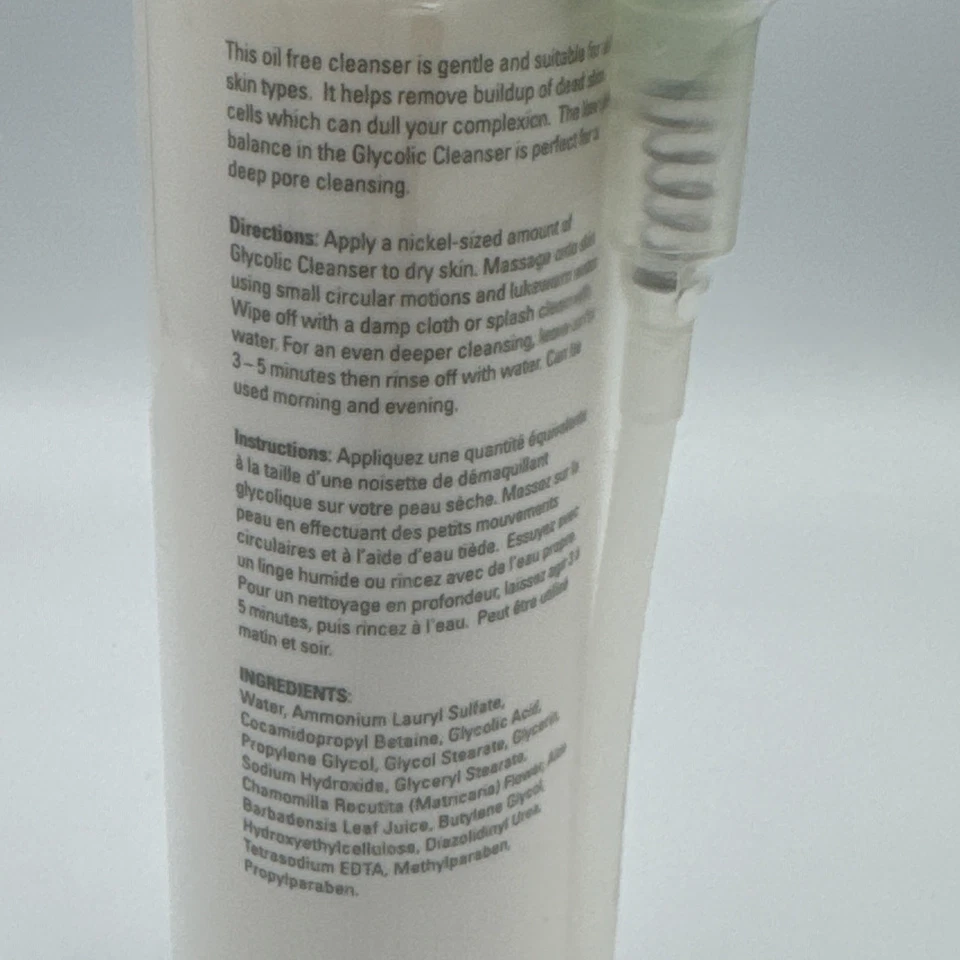 Limpiador y bomba retexturizante glicólico Serious SkinCare 12 fl oz nuevo y sellado Foto 4 de 4