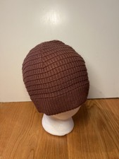 Bula Hat Beanie Fitted Brown Waffle Ribbed Knit Winter Ski Snowboard Toque Mens