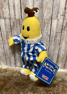 Vintage 1995 TOMY Bananas in Pajamas W/ Tags! B1 Plush 90s Kid Show Nostalgia 👀