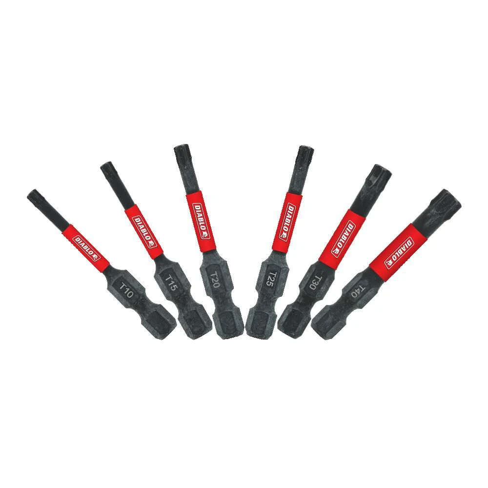 Diablo Tools 2-дюймовые биты Torx Drive в ассортименте 6шт 2590₽