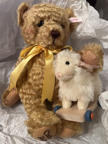 Cherished Teddies x Steiff Bear Chelsea 2000 in scatola edizione limitata da collezione - Foto 1 di 16