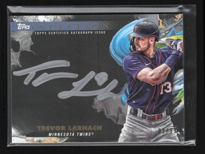 2023 Topps Inception #ISS-TL Trevor Larnach Inception Silver Signings Auto /99