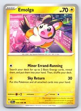 Emolga 030/086 Common Chaos Rising Pokemon Lightly Played