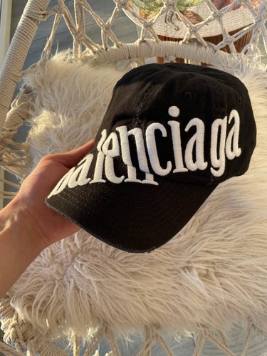Balenciaga black cap destroy the big diagonal logo SS23 size M