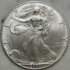 Better Date 2000 American Silver Eagle 1 Troy Oz .999 Fine Silver.