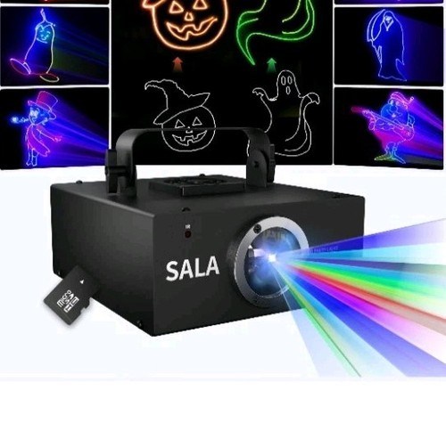 Luz DJ para Fiesta, Programable con Imágenes Personalizadas para Fiesta, RGB, Sound Activa - Imagen 1 de 5