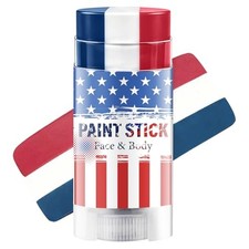 Red White and Blue USA Sports Face Paint Stick Eye Black Stick for Sports