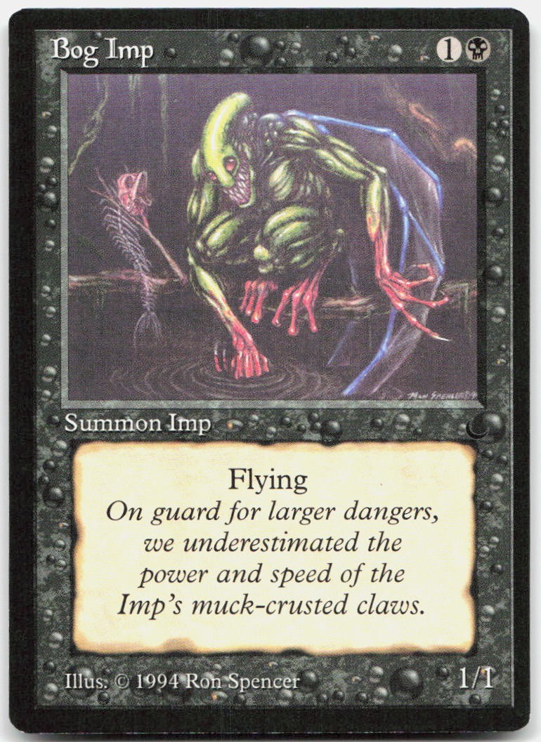 Bog Imp Common The Dark Magic: The Gathering Lightly Played