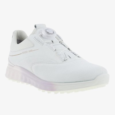 ECCO Golf S-Three BOA Waterproof Shoes White Delicacy EU 42 Women's 11 - 11.5 US