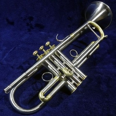 NIKKAN トランペット tr-134 Nikkan TR-134 1969 Nikkan Trumpet MS Bore Nickel Plate Made in
