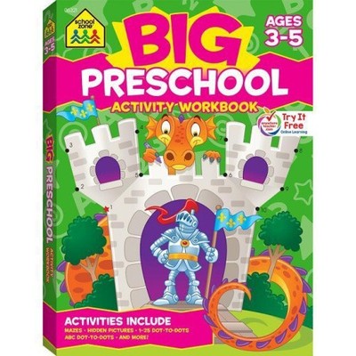 Big Preschool Activity Workbook: Dot-To-Dots, Mazes, and Hidden Pictures