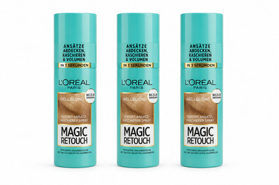 3er Pack L'ORÉAL PARiS MAGIC RETOUCH Ansatzspray Blond bis Mittelblond, 3x 75 ml
