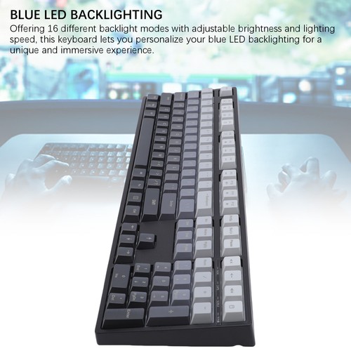 3 Mode Mechanical Gaming Keyboard Wireless Wired Mechanical Keyboard Hot Swa NEW - Afbeelding 5 van 12