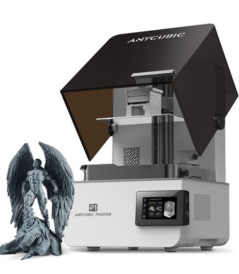 Printer 3D Photon P1 8.78x4.96x9.05in Large Build LighTurbo 4.0 Resin ANYCUBIC