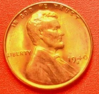 1940-S Lincoln Wheat Cent Penny GEM RED BU From an Original Bank Roll