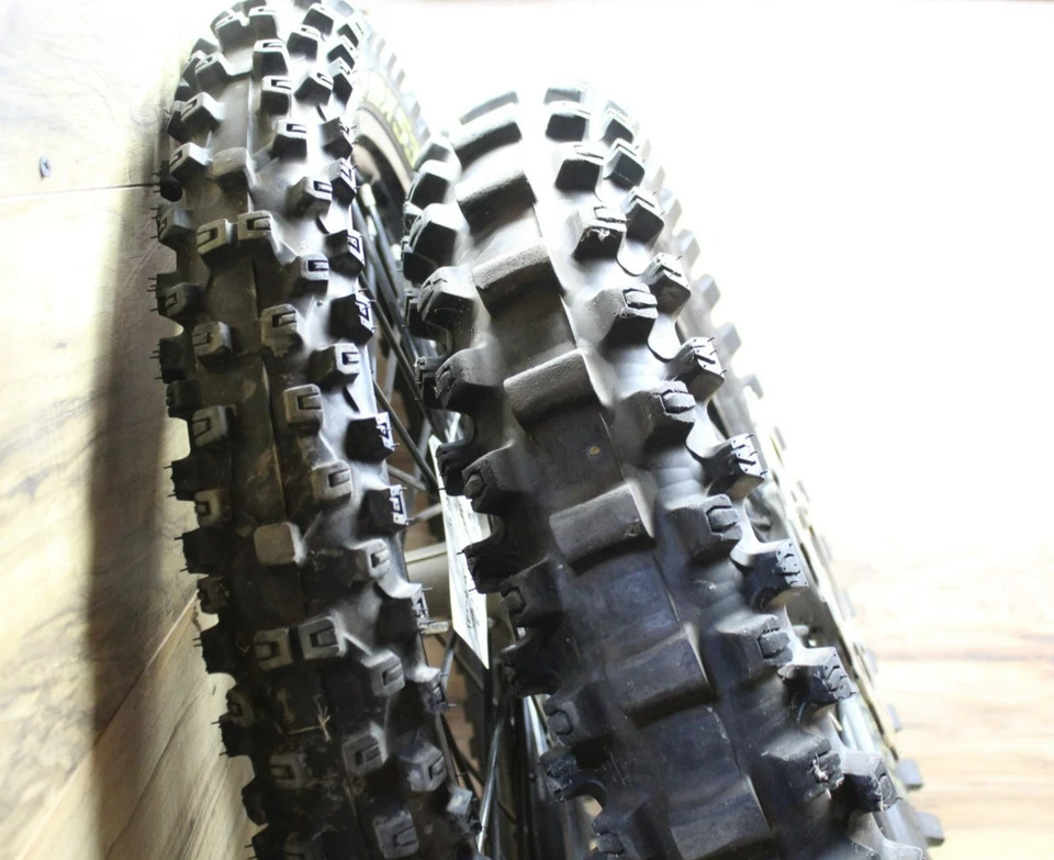 2011 11 Kawasaki KX450 F KX 450 передний и задний обод колеса с шинами Dunlop - Изображение 3 из 4