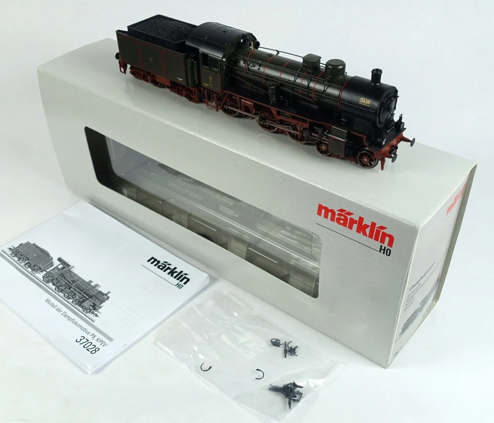 Märklin 37028 Dampflok BR P 8 KPEV 2439 Rauch Spur H0 OVP VOLL SOUND mfx DIGITAL