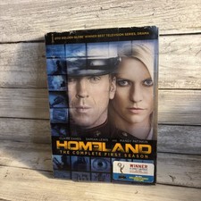 NEW Homeland: The Complete First Season DVD 4-Disc Set Sealed Gripping