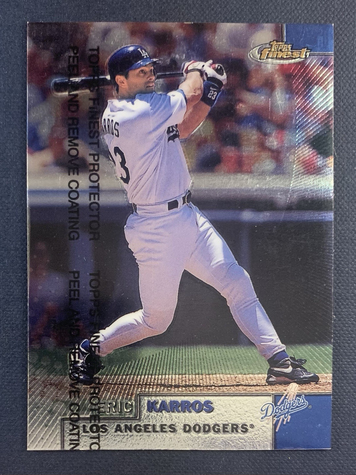 1999 Topps Finest - Eric Karros #194 Refractor