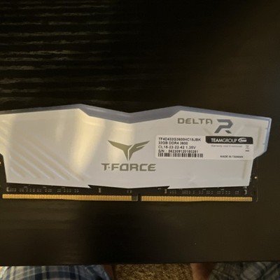 T-Force Delta R DDR4 DIMM 32GB 3600MHz RAM Module (Not working - send offers)