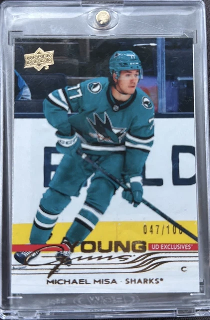 25-26 Upper Deck Young Guns Michael Misa Exclusives 47/100 & Star Rookies 29/50