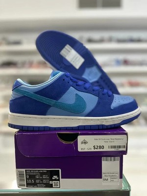 Used Nike SB Dunk Low Blue Raspberry TH7OBIJ5IMPB Size 9 SHIPS FAST