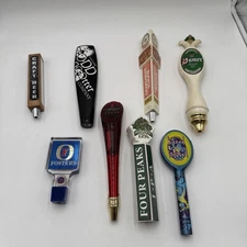 Lot Of 8 Used Beer Tap Handles Various Brands- IPA, Ale & Breweries