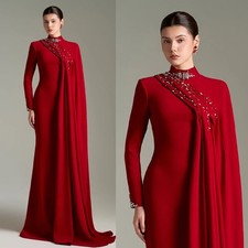 Mother of the Bride Dresses for Women High Neck Formal Evening Gowns Plus Size