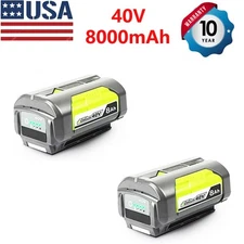 40V Battery For Ryobi 8Ah Battery OP4050 OP40261 OP40601 OP40401 OP4050A OP40601