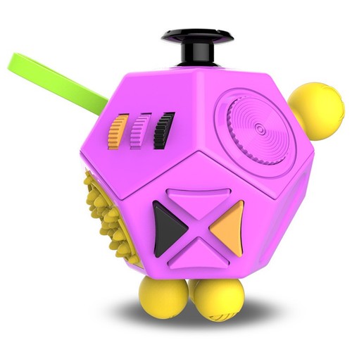 Fidget Cube EDC Anti Stress Relief Toys Anxiety Antistress Sensory Fidgeting Dic - Picture 15 of 15