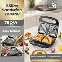 SUPERLEX Deep Fill Toasted Sandwich Maker Grill Machine 2 Slice Sandwich Toaster