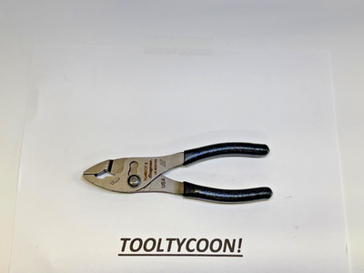 #ad Snap on Tools USA NEW DARK TITANIUM 6quot; Flank Jaw Slip Joint Pliers HJ46ACFDT $69.95