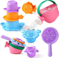 Baby Bath Toys for Kids Ages 1-3 Toddler Bath Toys Mold Free for 2-4 Bathtub San